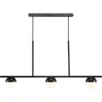 Nordlux Contina Luce Pendente Metallo 3-Faretti Nero | Adatto per 3x G9