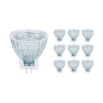 Confezione Multipack 10x Osram Parathom Faretti LED GU4 MR11 4.5W 345lm 36D - 927 Bianco Molto Caldo | Miglior resa cromatica - Dimmerabile - Sostitutiva 35W