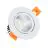 Downlight LED Il Giro Inclinabile 7W 560lm 60D - 845 Bianco Freddo | Ritaglio 70mm - UGR 