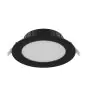 Noxion Downlight LED Hera Piatto Incasso Nero 15W 1500lm 80D - 827-830-840 CCT | 166mm - Ritaglio 144mm