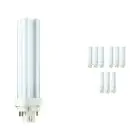 Confezione Multipack 10x Philips MASTER PL-C 18W - 840 Bianco Freddo | 4 Pin