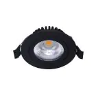 Noxion LED Inclinabile Slim Spot Nero Il Giro 5W 550lm 60D - 940 Bianco Freddo | 85mm - IP54 - Dimmerabile - Miglior resa cromatica